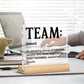 Inspirational Team Gifts Desk Decor, Best Team Ever Gift Teamwork Building Present Appreciation Gifts For Coworkers Teammate Emp
