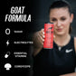 G.O.A.T. Fuel Energy Drink - Natural Caffeine, Electrolytes, BCAAs, Light Carbonation, 12 Pack, 12 Fl Oz, Watermelon Fruit Punch