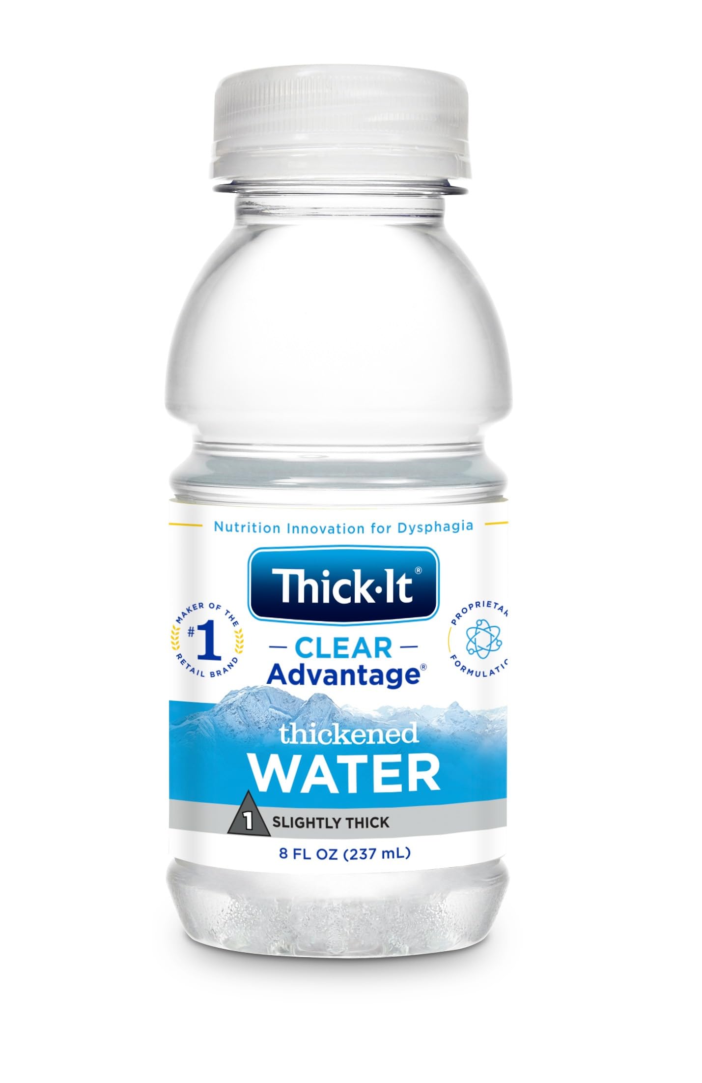 Thick-It Clear Advantage Slightly Thick Water, Ready-to-Drink, Digestible Swallowing Aid, Hydration on the Go, Convenient & Read