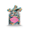 Candy Club Gourmet Gummy Rainbow Sour Belts, Vegan, Sweet and Chewy Fruit Strips for Gifts, Parties, Snacks, Candy Buffets, etc.
