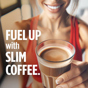 Vitacup Slim Instant Coffee Packets, With Garcinia, Fiber, B Vitamins, Bold & Smooth, Medium Dark Roast, 100% Arabica Coffee In