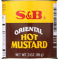 S&B Oriental Hot Mustard, 3 oz (Pack of 3)