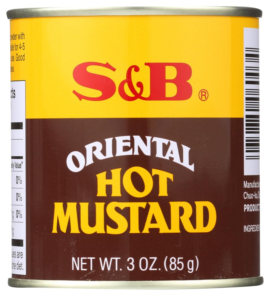 S&B Oriental Hot Mustard, 3 oz (Pack of 3)