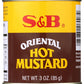 S&B - Hot Mustard Powder 3.0 Oz. (Pack of 5)