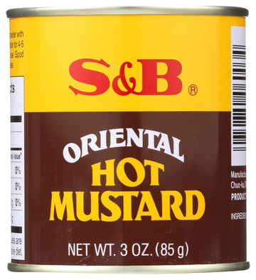 S&B - Hot Mustard Powder 3.0 Oz. (Pack of 5)