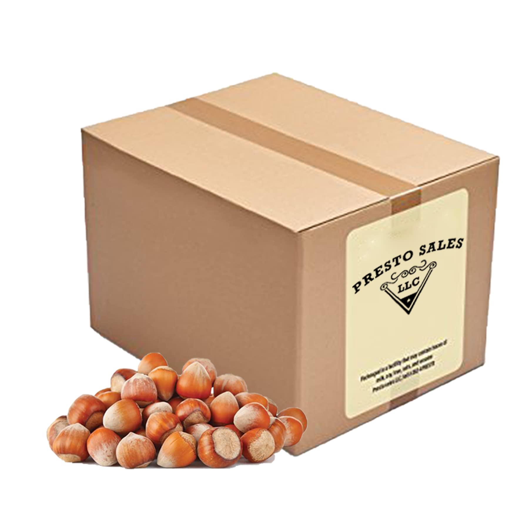 Presto Sales Filberts Hazelnuts Raw In Shell, 10 Pound Bag, Fresh from Oregon