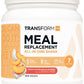 TransformHQ Meal Replacement Shake Powder - Peach Milkshake Flavor, Gluten Free, 7 Servings