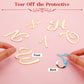 Jspupifip 64 Pcs Acrylic Cake Alphabet Numbers Topper, Mirror Number 0-9 And Alphabet A-Z Personalized Cake Picks Decor Annivers