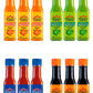 Mexico Lindo Hot Sauce Variety Pack | Includes 3 Bottles Each Of Red Habanero + Green Habanero + 7 Mares + Picante Negra | 5 Fl Oz Bottles (Pack Of 12)