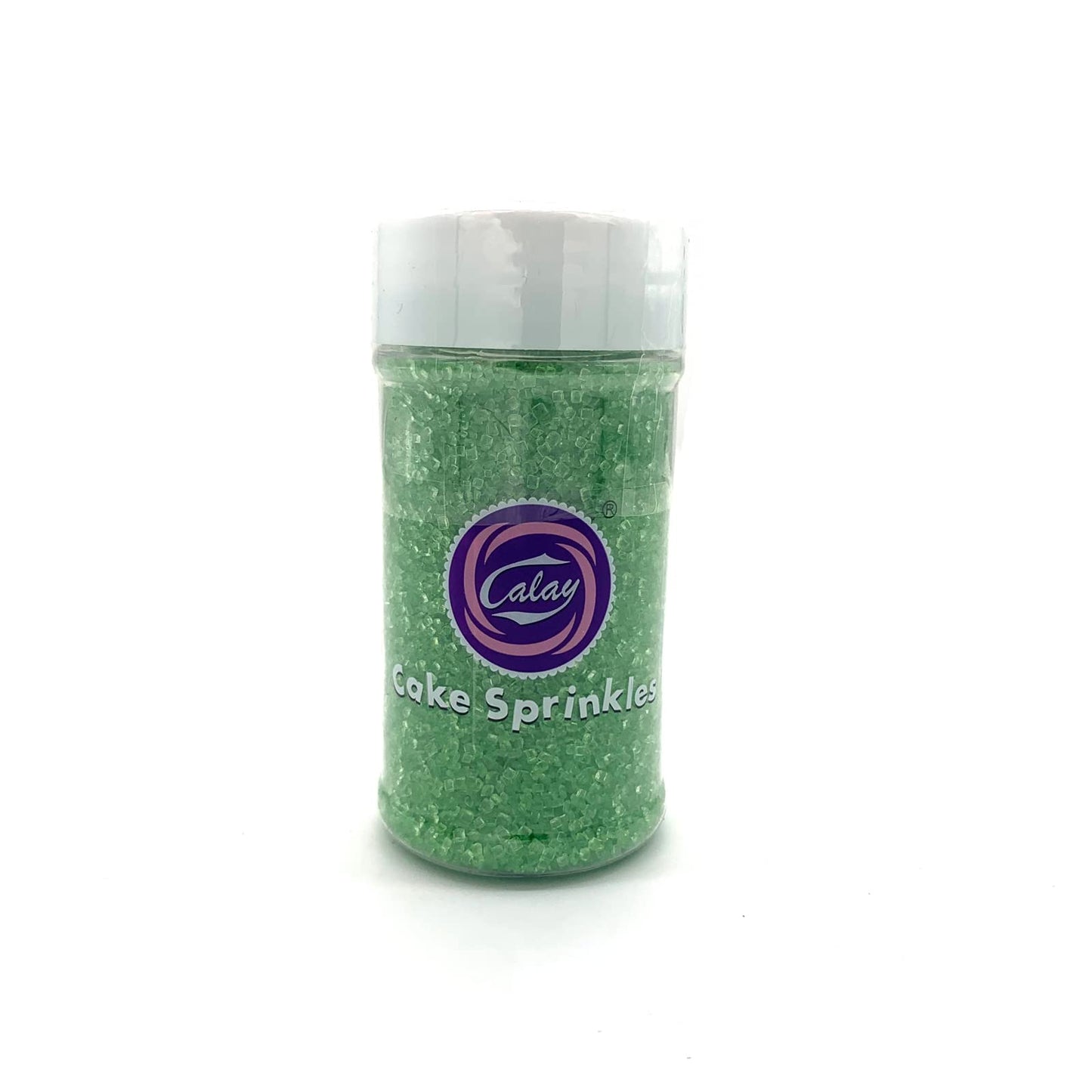 Edible Green Sanding Sugar Sprinkles Cupcake Cake Toppers, Celebrations Candy Pearls Shaker Jar Wedding Party Cake Dessert Food
