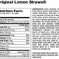 Mississippi Cheese Straw Company Original Lemon Straws in Gift Tin, 16oz (454g)