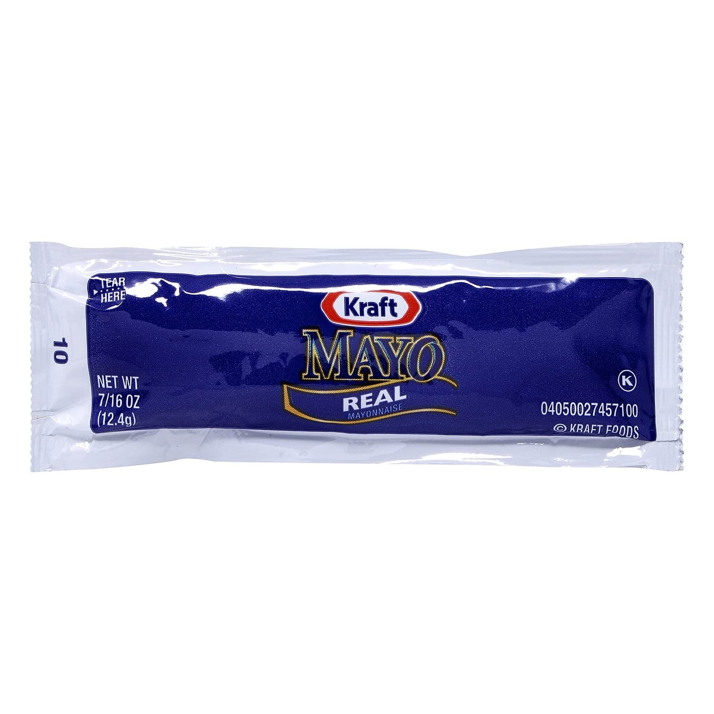 Kraft Real Mayonnaise Packets, 50 Count, 7/16 oz Each, Convenient Single Serve Packets
