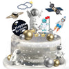 22 Pcs Space Cake Topper,Outer Space Cupcake Toppers Astronaut Figurine Birthday Space Themed Party Decorations Supplies Planet