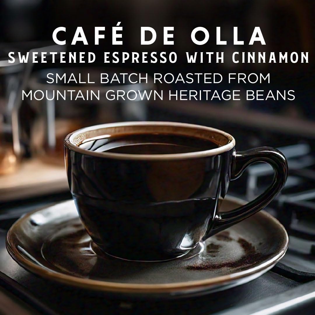 Oriente Sweetened Espresso With Cinnamon Coffee Pods, 50 Ct, Dark Roast Flavored Cuban Inspired Coffee In Recyclable Single Serv