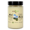 Oneroot 100% Organic Canadian Flower Honey - 17.6 Oz/1.1 Lbs, White Honey Wildflower Unfiltered, Unheated & Creamed, Nutrient Ri