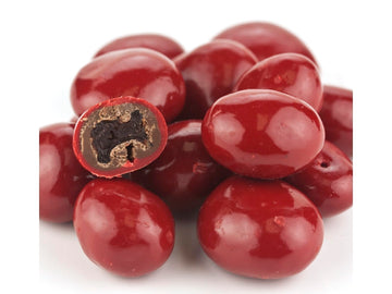Beulah's Red Chocolate Covered Dried Cherries, 1 Pound Package, 80 Pieces of Candy