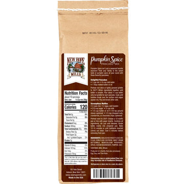 Pumpkin Spice Pancake Mix by New Hope Mills, Fall Flavors for Delicious Breakfasts - 24oz