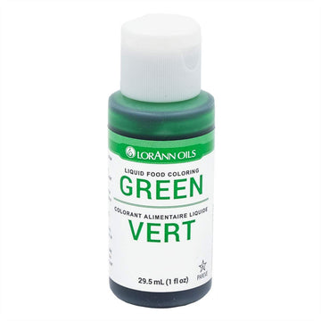Lorann Green Liquid Food Color, 1 Ounce Squeeze Bottle