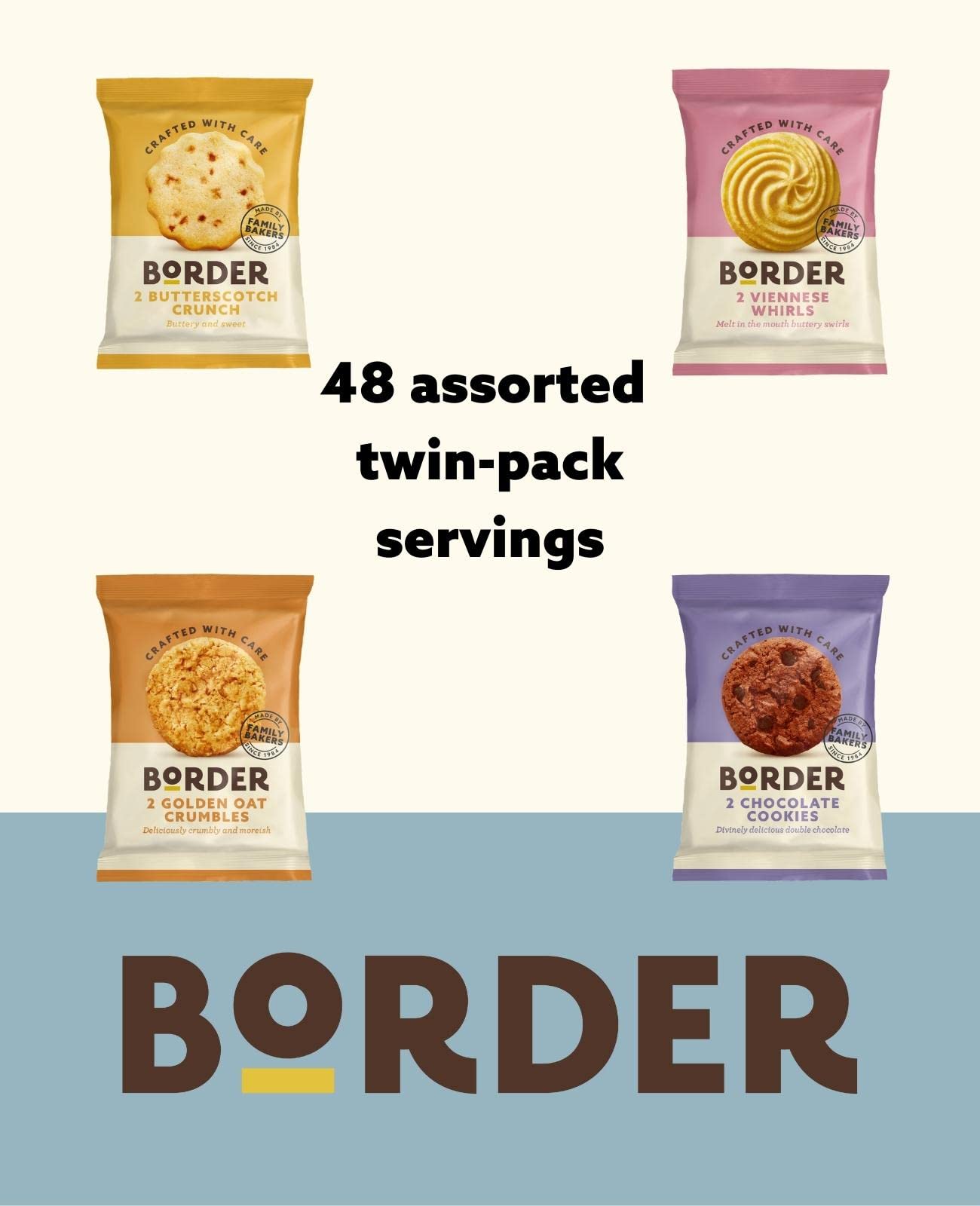 Border Biscuits 48 Luxury Mini Packs