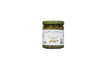 Jeff'S Garden Organic Imported Non-Pareil Capers | Vegan, Kosher, Non-Gmo, Gluten Free, Keto | 6 Fluid Ounce Jar (Pack Of 6)