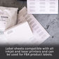 Premium Label Supply White Address Sticker Labels - 2625A X 1 - Laserinkjet Compatible - (30 Labelssheet), 100 Sheets - 3,000 To