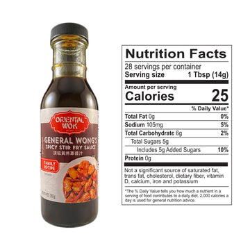 Mr. Wongs Oriental Wok Gourmet Spicy Stir Fry Sauce, Umami-Infused, 14 oz (1 Pack)