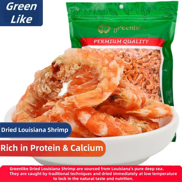 Greenlike Premium Dried Louisiana Shrimp, 100% Natural (1P)