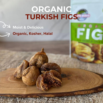 Perfect Delights Organic Turkish Figs, Vegan, Sun-Dried Pitted Figs, Healthy Fruit Snack for Kids and Adults - Single Pack (32 o