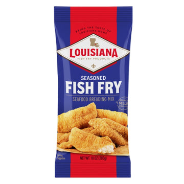 Louisiana Fish Fry Products Seasoned Fish Fry, 10 Oz (Pack Of 12)