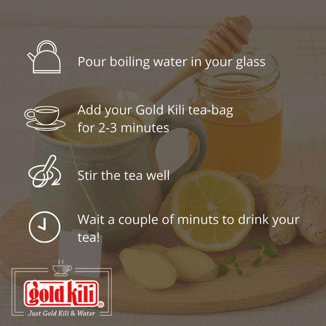 Gold Kili Instant Matcha Ginger Latte, 8.8 Ounce
