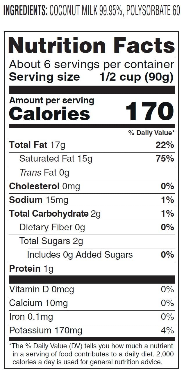 Aroy-D Coconut Milk 16.9 Fl Oz (500ml), Pack of 6 - Creamy & Rich Non-Dairy Alternative, Perfect for Cooking & Baking