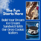 Ice cream Sandwich Wafers & cookies (Oreo cookie, 1 LB)