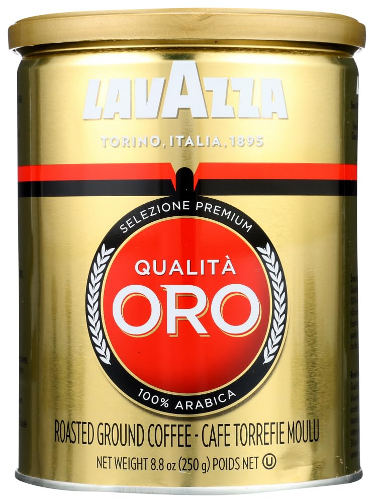 Lavazza Coffee Ground Qualita Oro, 4.41 Ounce (Pack of 2)