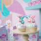 Mermaid Candy Lollipops - 12 Suckers Individually Wrapped - Great For Mermaid Party Favors - Goodie Bags For Kids Birthday - Can