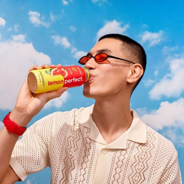 Lemon Perfect Watermelon, Flavored Lemon Water, Organic, Zero Sugar, Healthy Hydration Drinks, 15.2 fl oz Bottles (12-Pack)