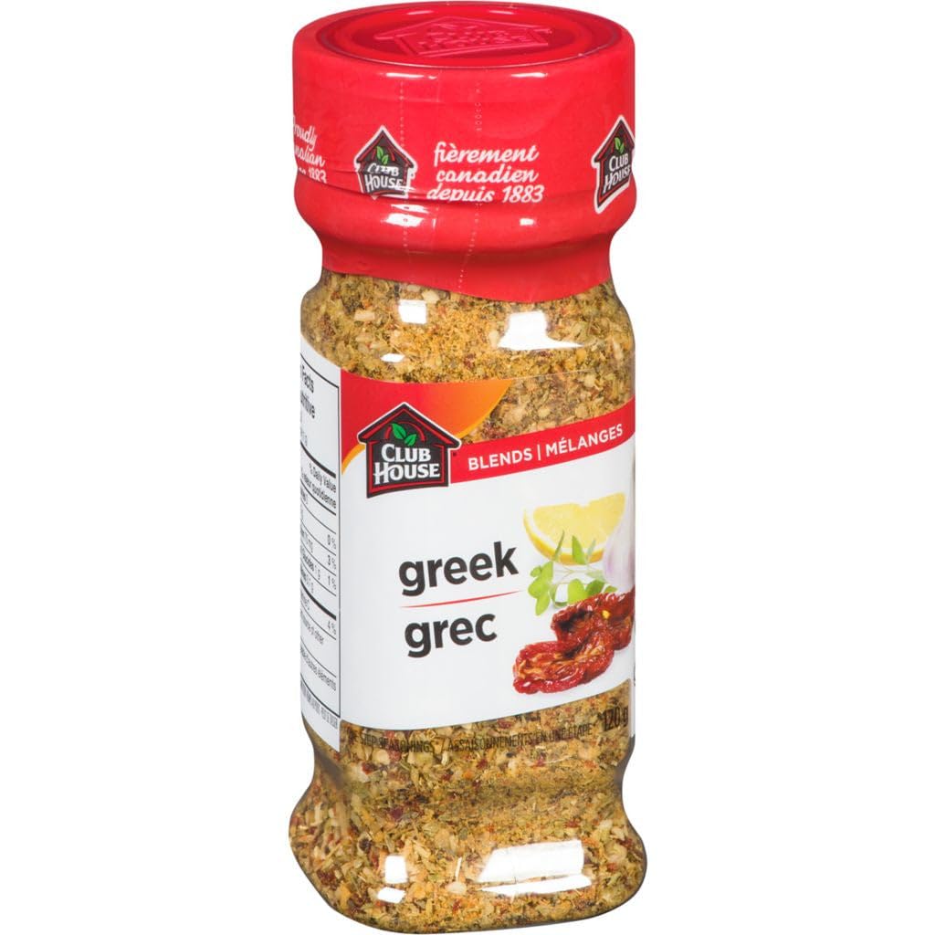 Club House One Step Seasoning, Greek 120G/4.2 Oz. (Imported From Canada)
