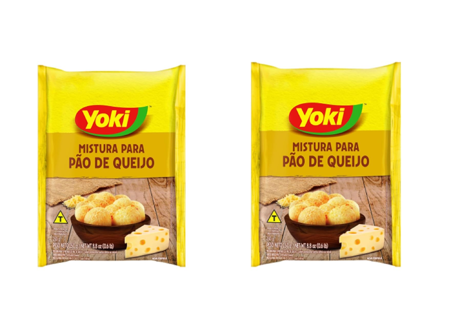 Cheese Bread Mix - Mistura para Po de Queijo - Yoki - 8.80 oz (250g) - GLUTEN-FREE - (PACK OF 02)