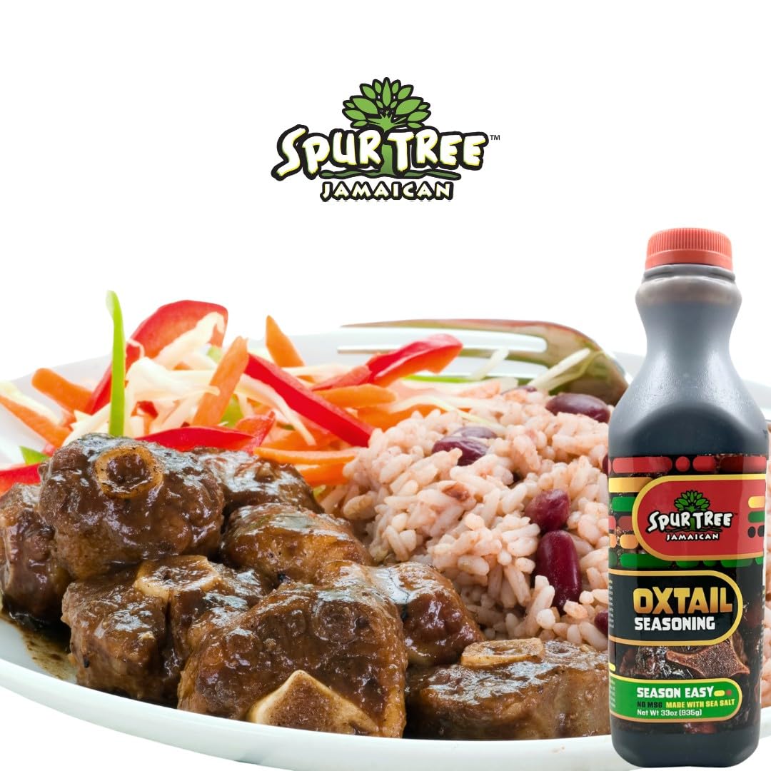 Spur Tree Oxtail Seasoning 13.9 Oz - Oxtails Seasoning To Experience Authentic Jamaican Cuisine - All-Natural And Fresh Ingredie