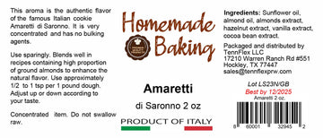 Premium Authentic Product Of Italy Aroma Amaretti Di Saronno, 2 Oz