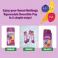 Sweet Nothings Banana Berry Organic Squeezable Smoothie Pops, 24 Pack, 2 Ounce, Dye-Free, No Added Sugar, Dairy-Free, Vegan