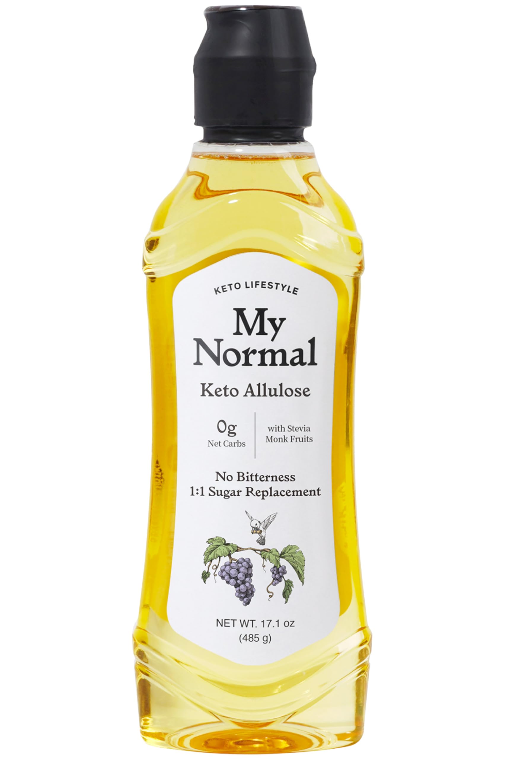 My Normal Keto Allulose Liquid Sweetener - Zero Calorie, 17.1 Fl Oz, Sugar Substitute, Gluten Free, Vegan Friendly
