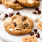 S’Mores Chocolate Chip Cookies- Chunky Soft-Baked Gourmet Cookies With Marshmallow & Chocolate, Egg-Free & Vegetarian, Holiday Dessert & Gift  , 9 Oz