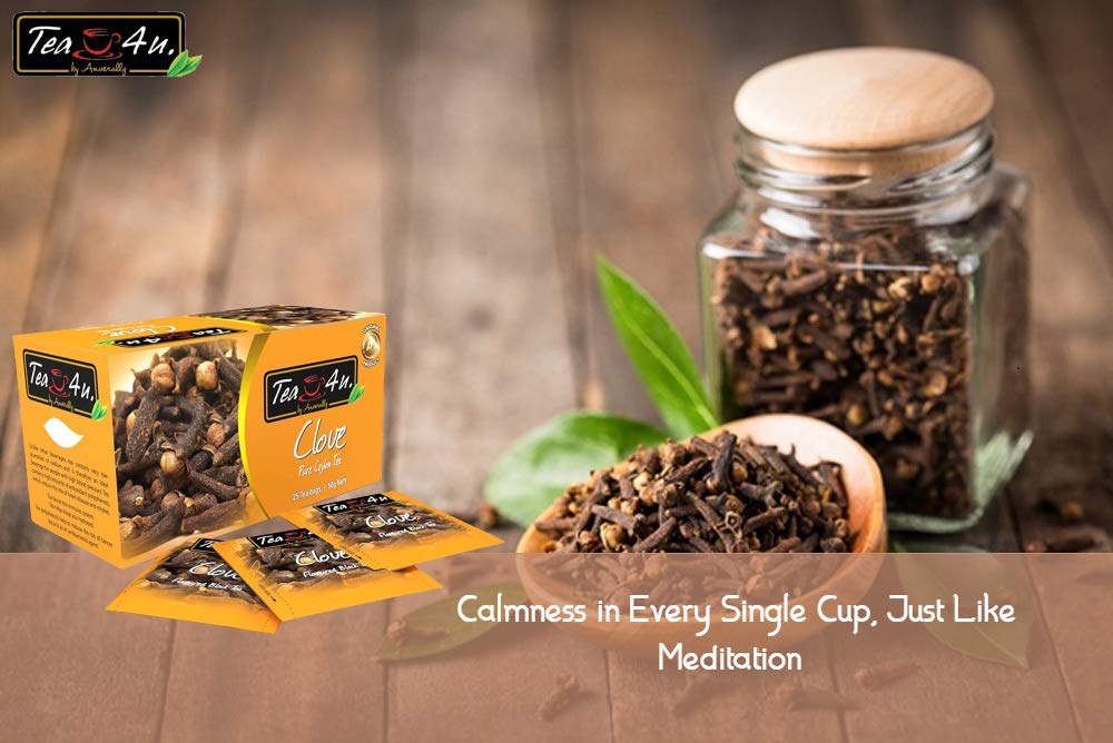 Tea4U Flavored Black Teabags - Original Ceylon Tea (Clove)