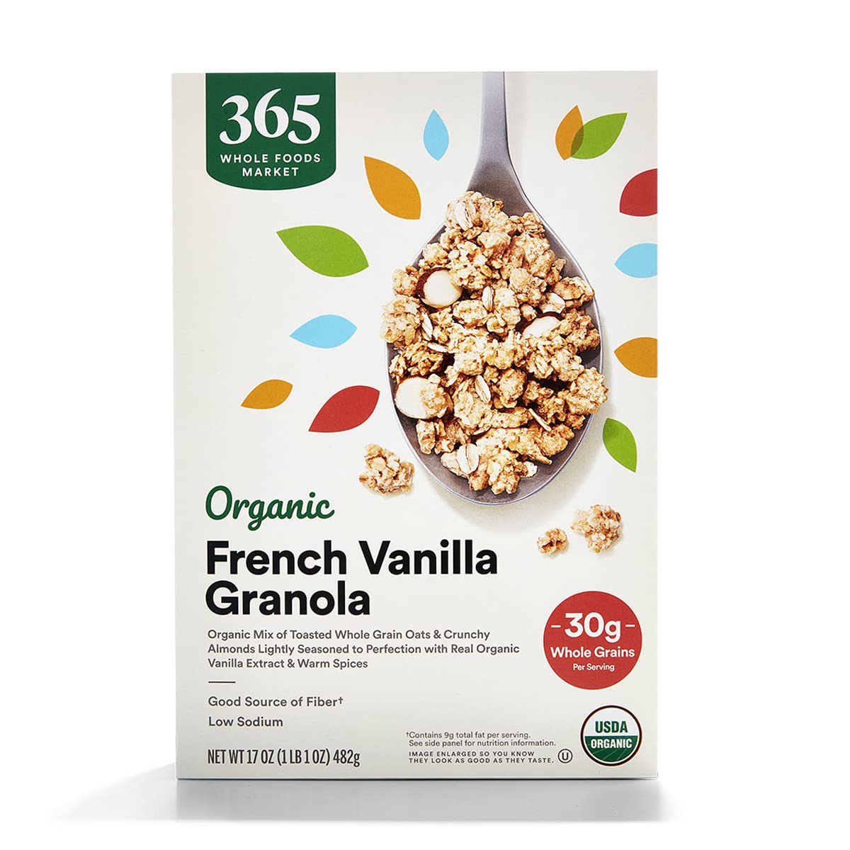 365 by Whole Foods Market, Organic French Vanilla Almond Granola, 17 Ounce