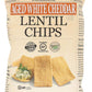 The Daily Crave Aged White Cheddar Lentil Chips, 4.25 Oz