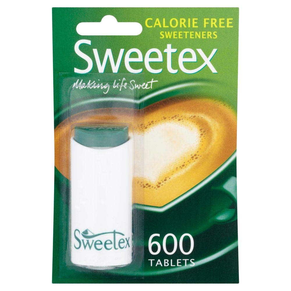 Sweetex Tablets - 600 Tablets Per Pack - Pack of 2 - Sugar Substitute