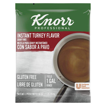 Knorr Professional Turkey Gravy Mix Gluten Free  No added MSG  0g Trans Fat  1 lb  Pack of 6