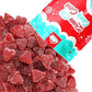 Queen City Candy Cave Sugar Dusted Cinnamon Hearts Gummy Candy, Chewy Red Cinnamon Hearts For Baking (8 Oz)
