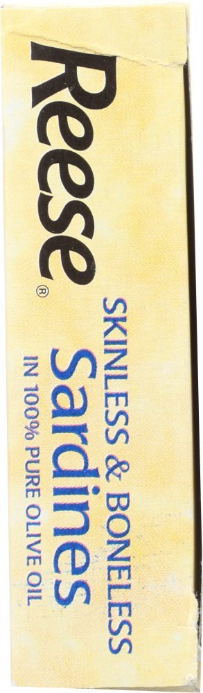 Reese Skinless And Boneless Sardines In Olive Oil, Cans, 3.75 oz