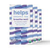 HELPS TEAS | Helps Breathe Well Tea | Organic herbal blend of Eucalyptus, Thyme, Tila and Mint that clear your sinuses and stren